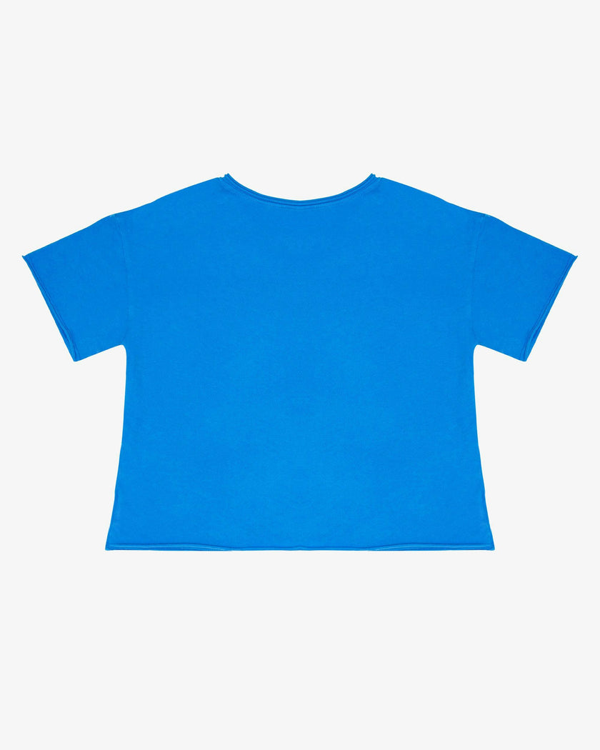 Cotton Jersey Raw Edge Pocket Tee