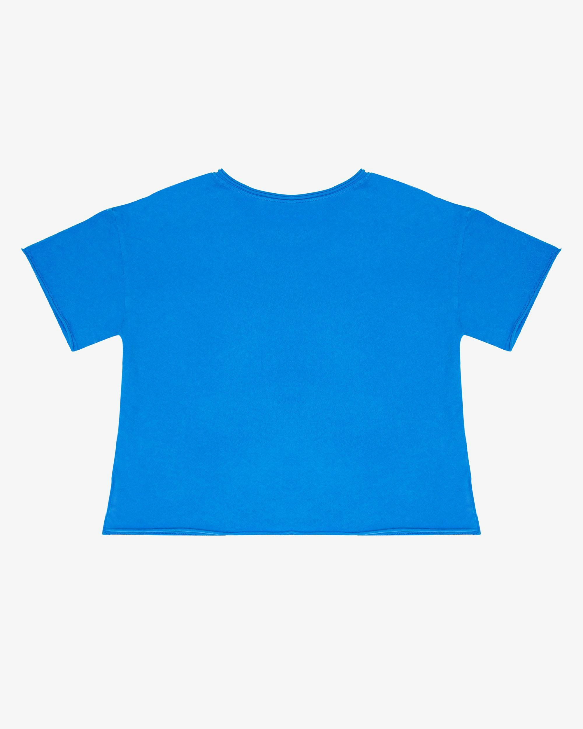 Cotton Jersey Raw Edge Pocket Tee