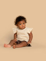 Baby Girls Gauze Double Side Tassel-Tie Bloome