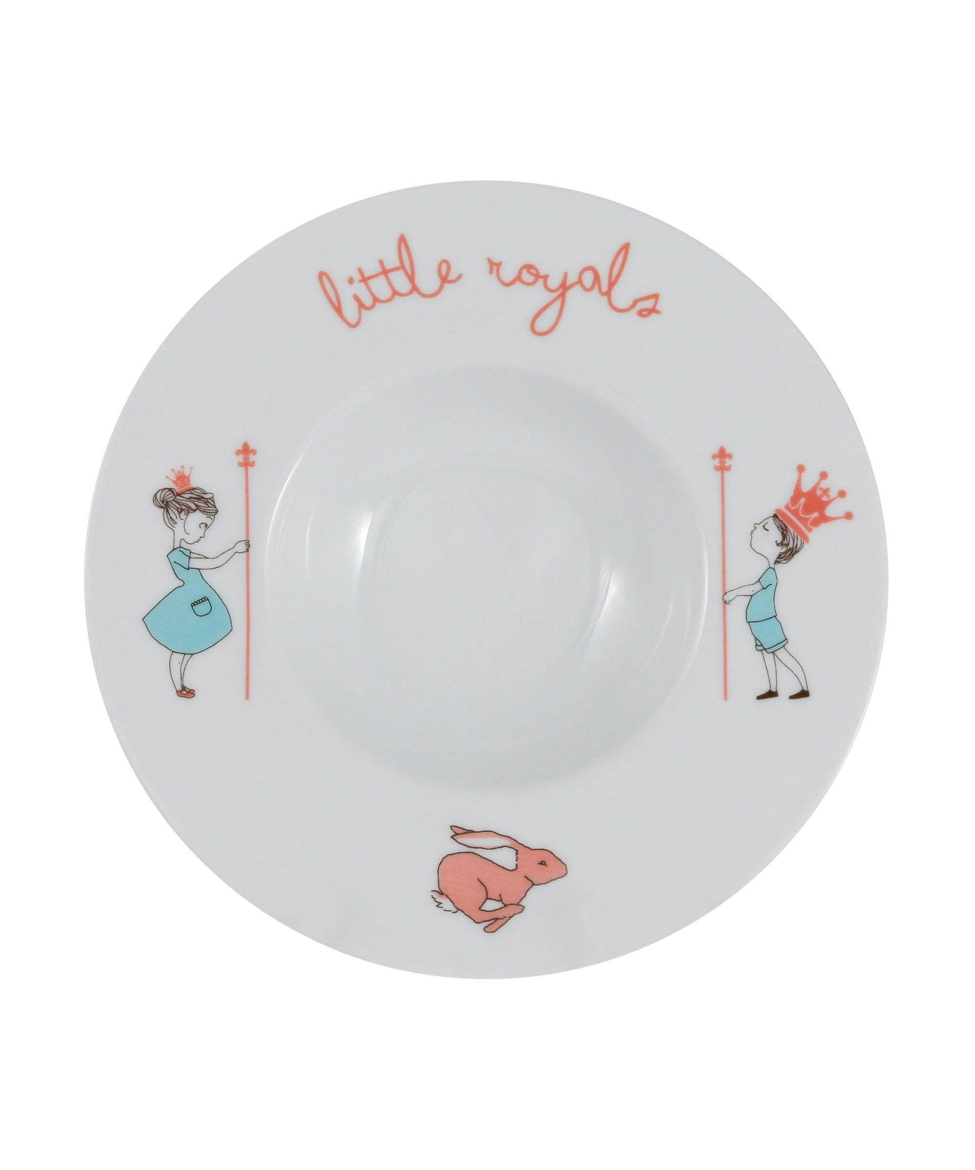 Hand-Painted Calisson Little Royals Plate
