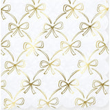 Gold Bow Large Napkins