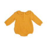 Baby Sunflower - Bubble with Ruffle Collar