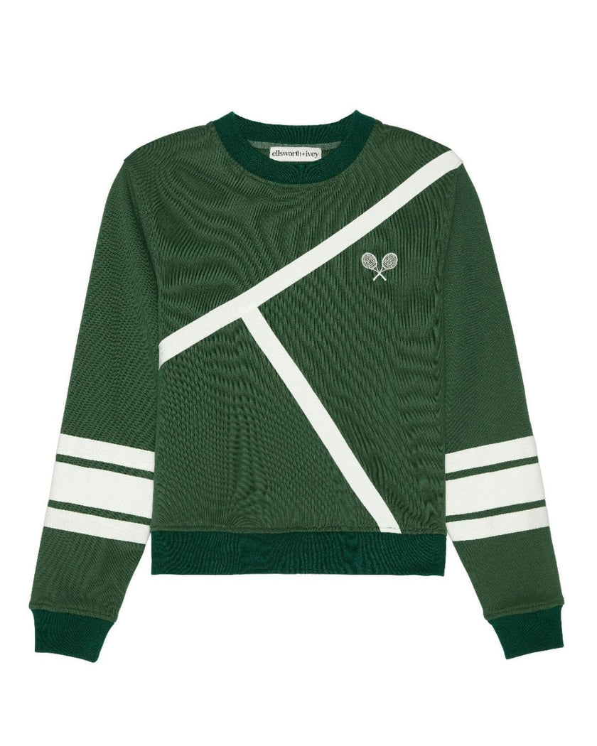 Elle Sweatshirt - Tennis Lines