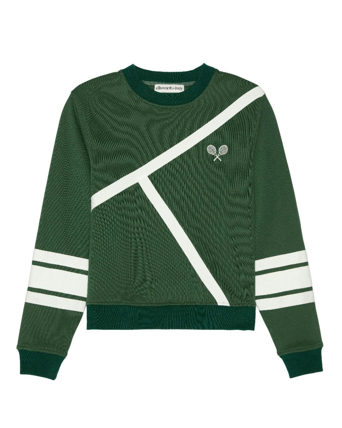 Elle Sweatshirt - Tennis Lines