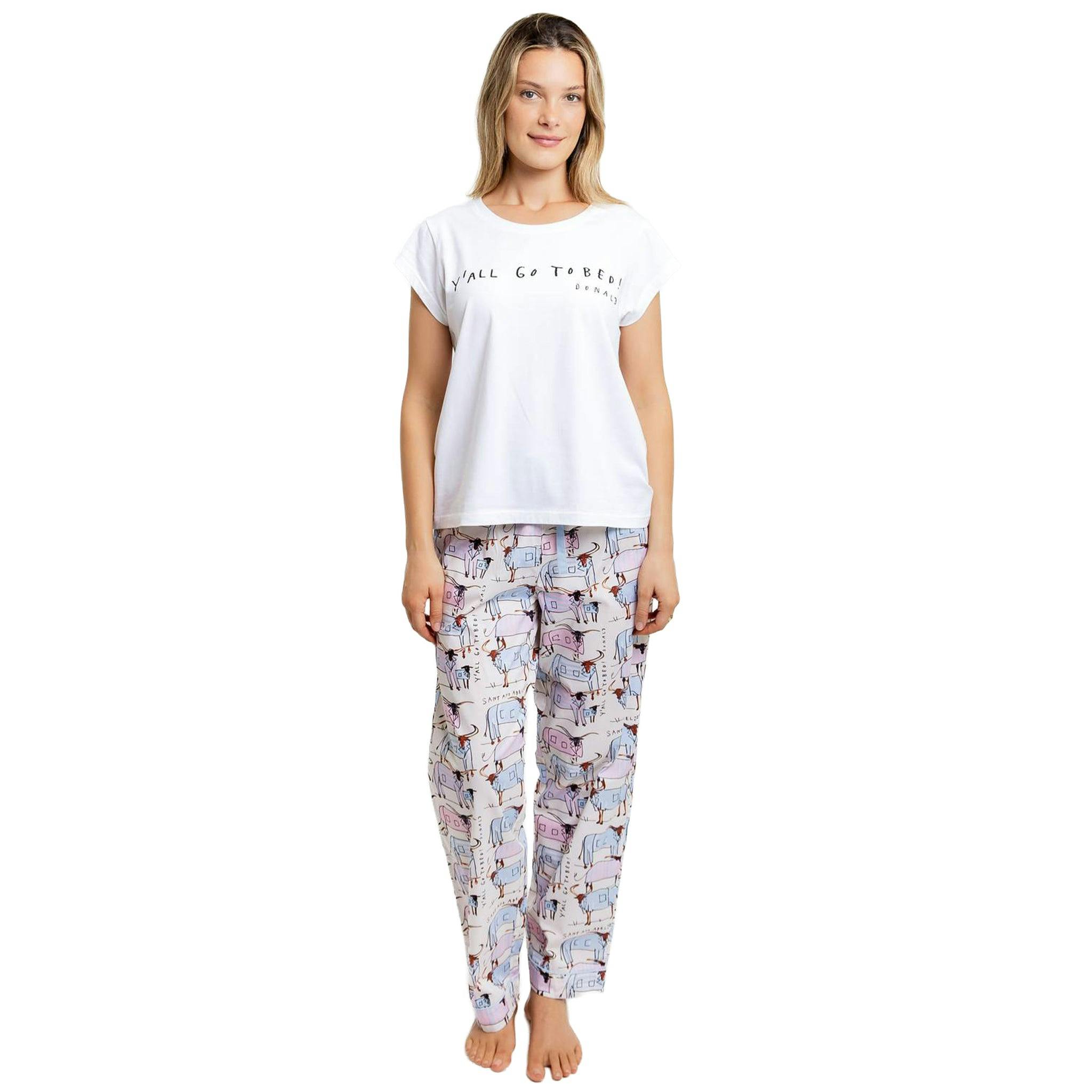 Women's Drawbertson Y'All Go To Bed T-Shirt