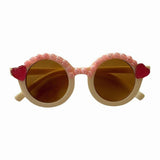 Fancy Pink Alina Round Sunnies
