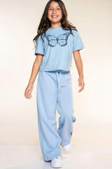 Cloud Soft French Terry Wide Leg Pant