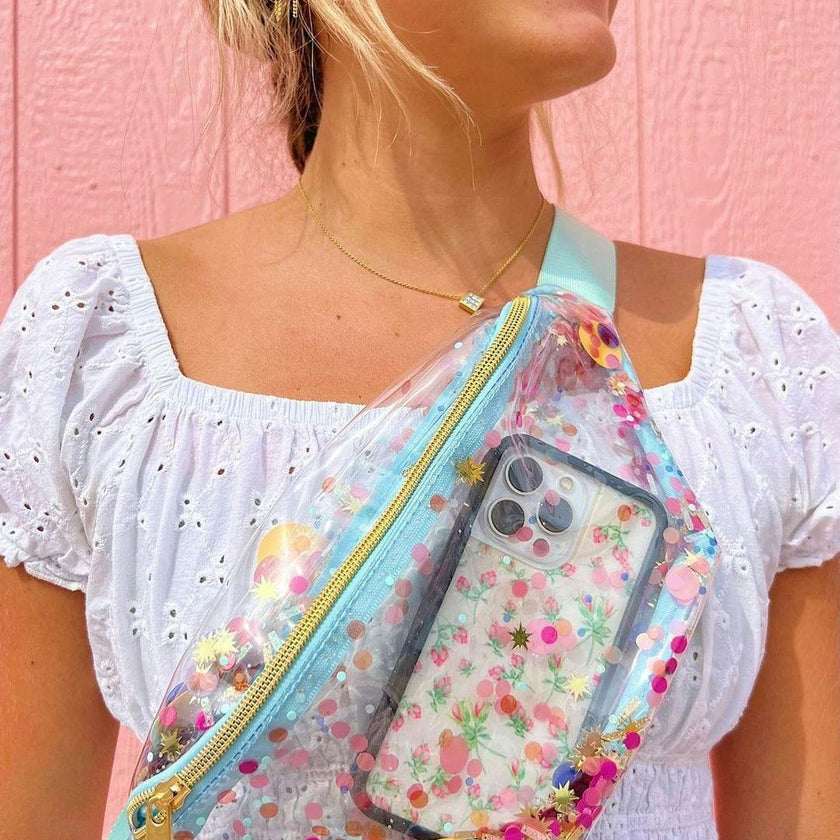 Packed Party Confetti-Filled 13.75" Fanny Pack