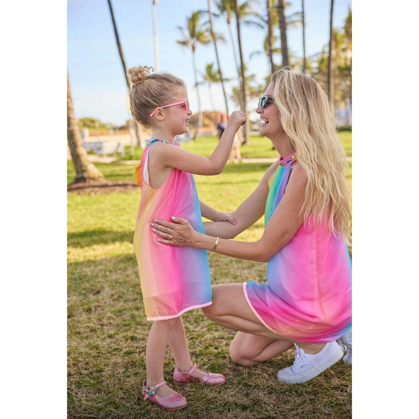 Women's Jeweled Rainbow Dress