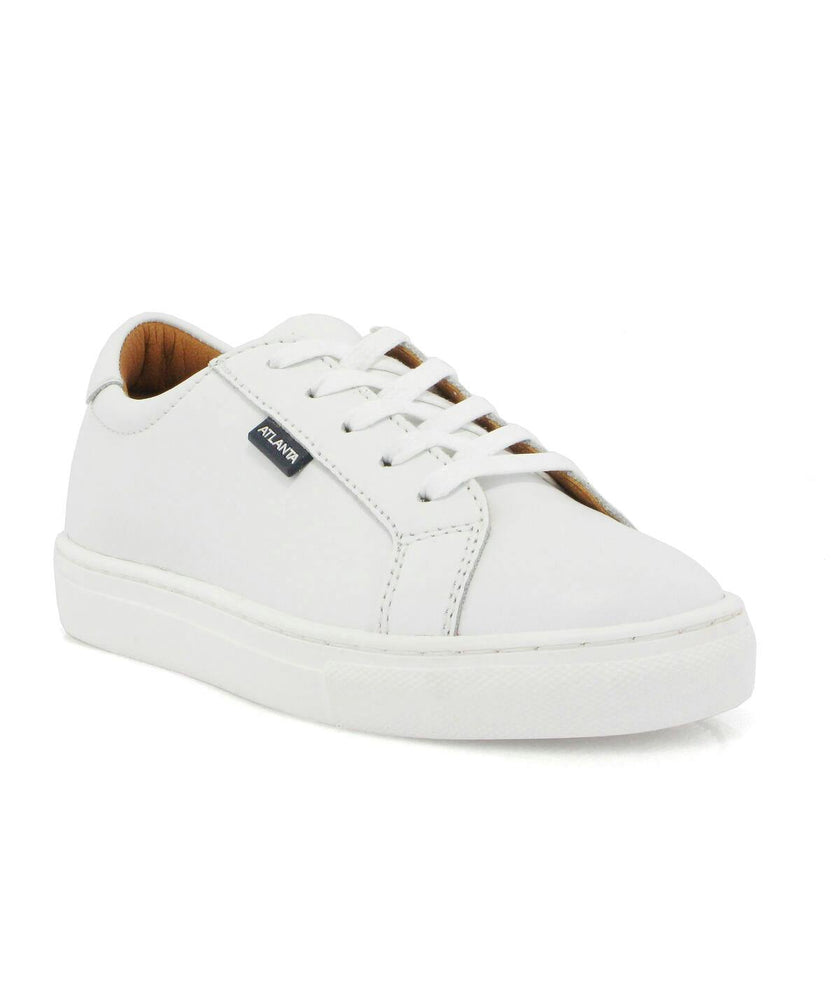 Laces Sneakers - white smooth