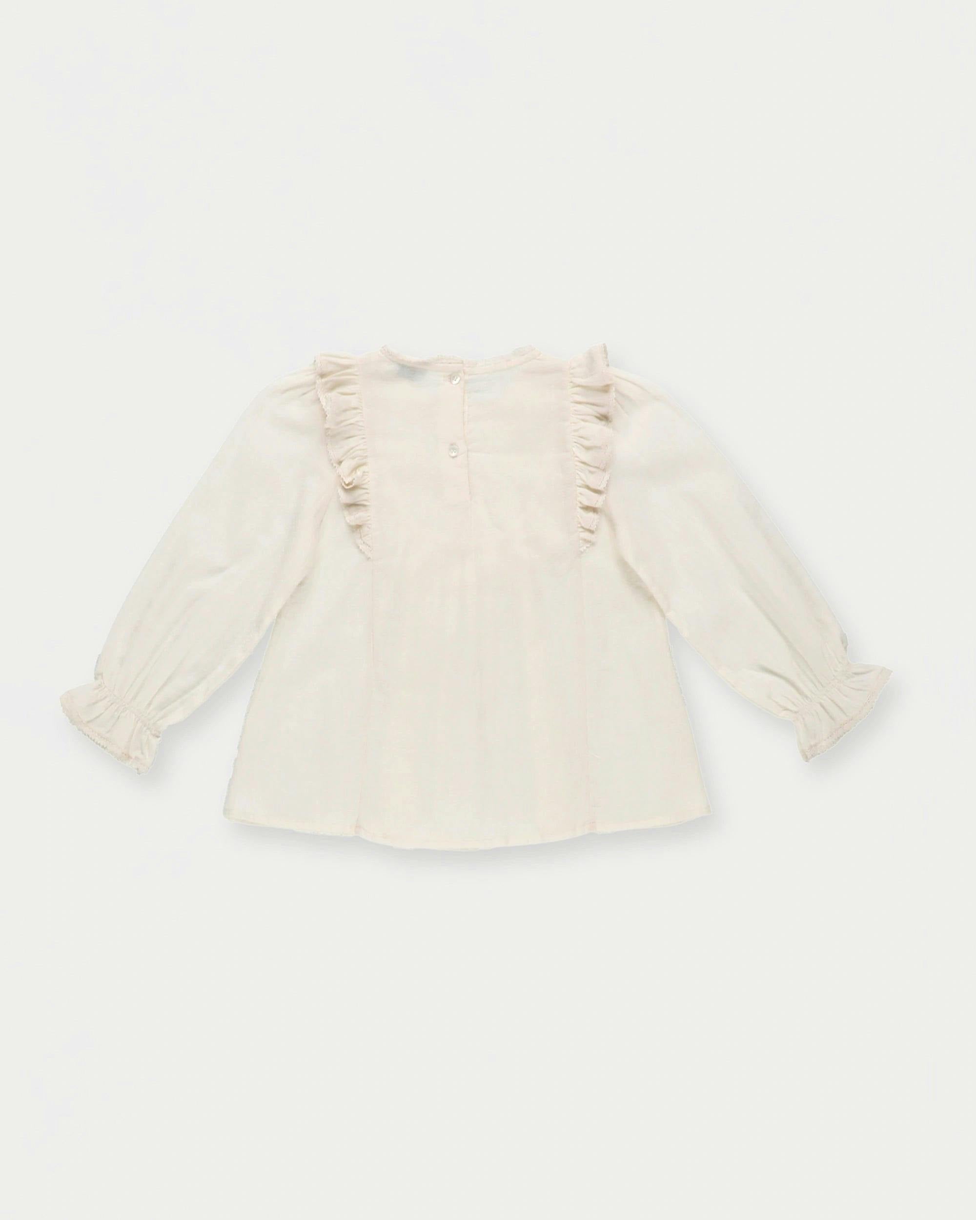 Lauren Blouse - Jeera Dobby Ecru