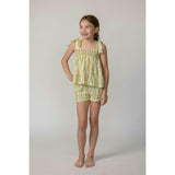 Teatime Set in Vivian Stripe in Daffodil