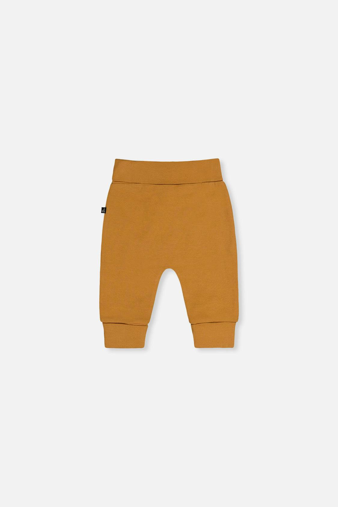 Organic Cotton Evolutive Pants Brown Cinnamon