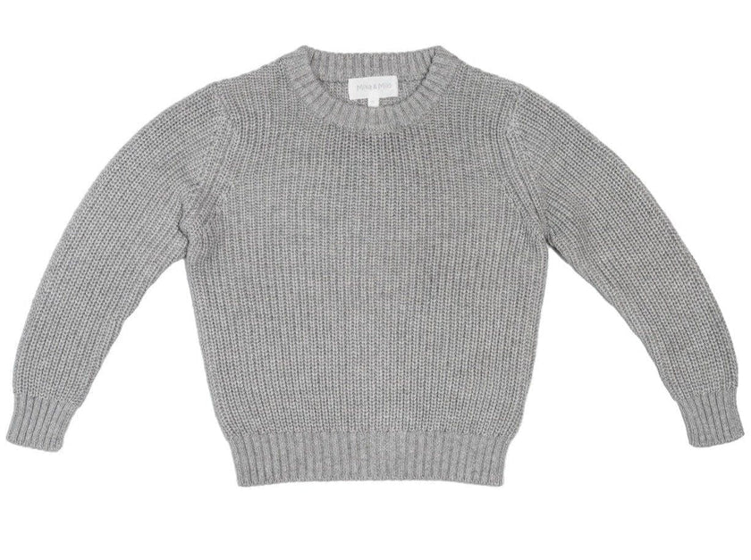 Classic Fisherman Jumper | Oxford Grey