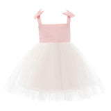 Light Pink Bodice Dress with White Tulle Skirt
