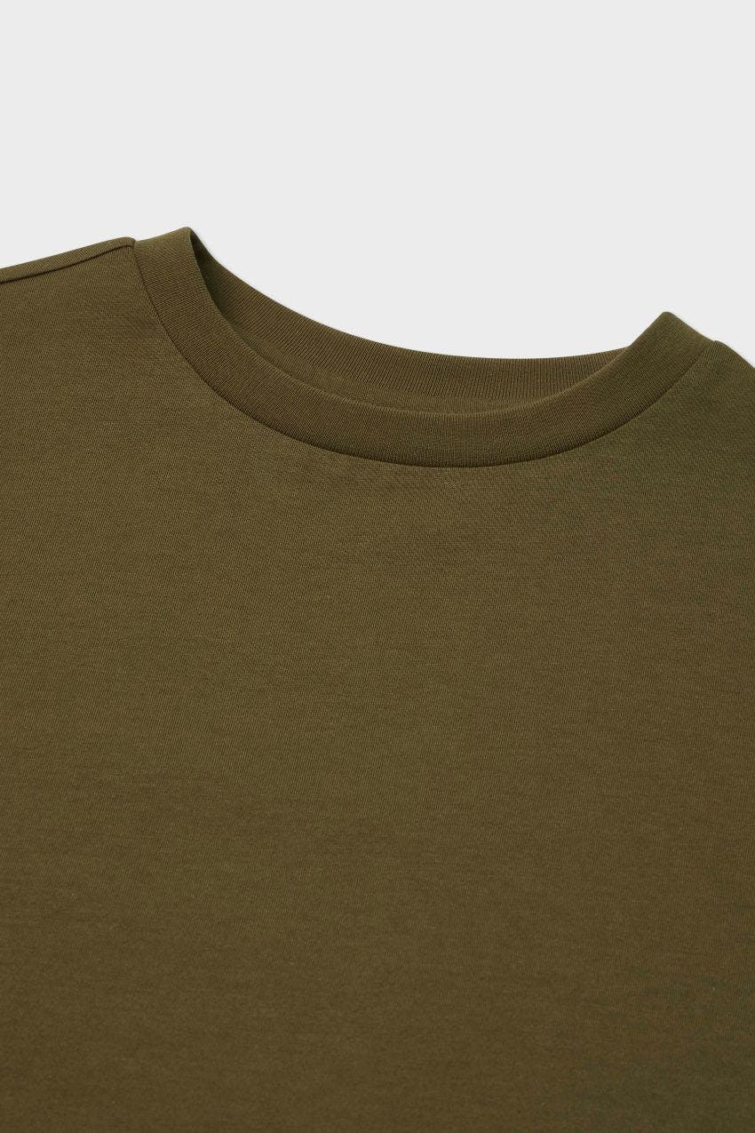 Relaxed Organic Cotton Trumpet Sleeve T-Shirt