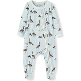 Goose Luxe Stretch Zipper Footed Romper