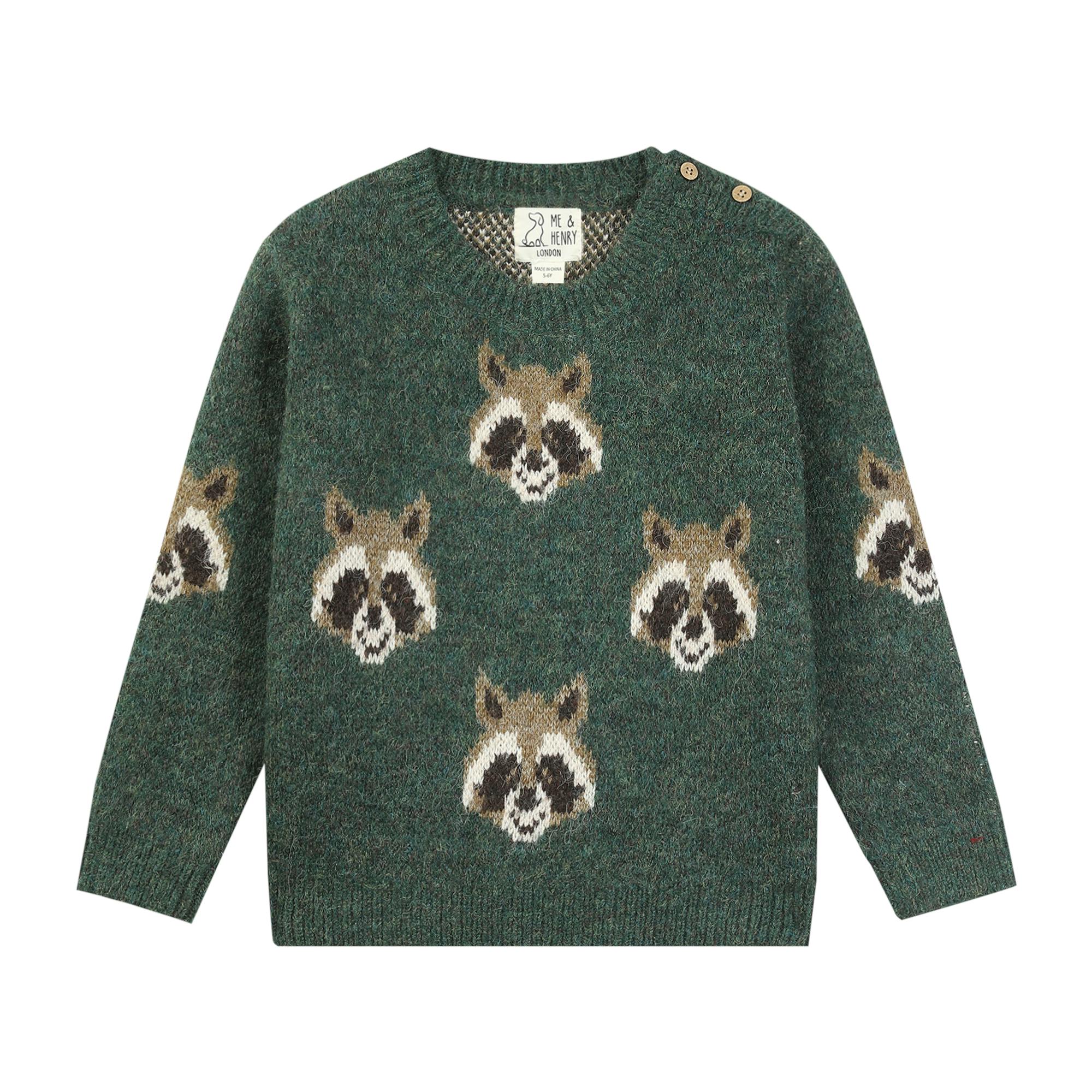 WOODY racoon sweater