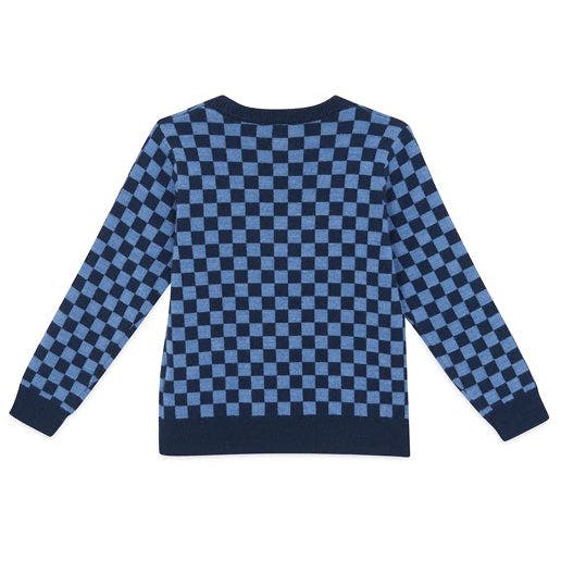BONTON Checkerboard Paulo Sweater
