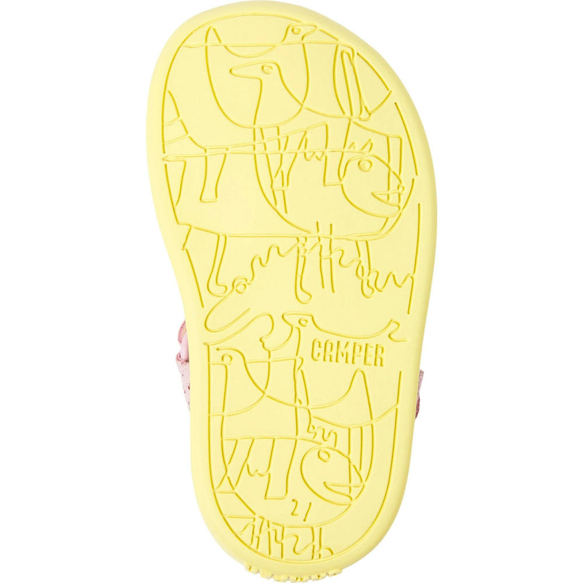 Bicho Dots Sandals, Pastel Pink