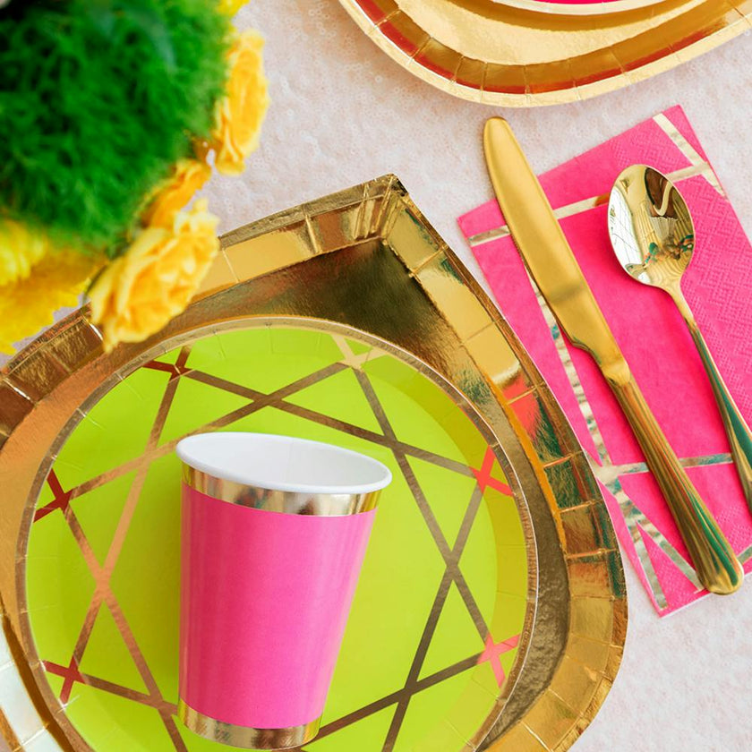 Chartreuse Enchanté Dinner Plates