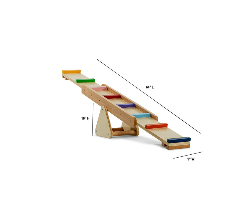 Avenlur Willow | Rainbow Seesaw and Balance Beam