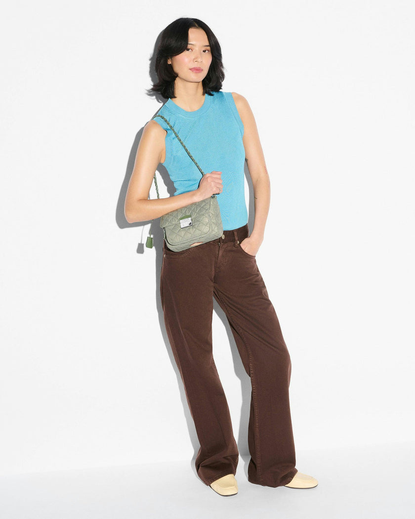Agave Green Small Crosby Lock Crossbody
