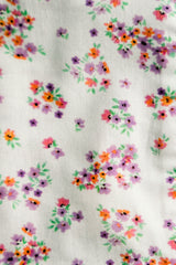 Lavender Marmalade Timeless Floral Ruffle Zipper Pouch