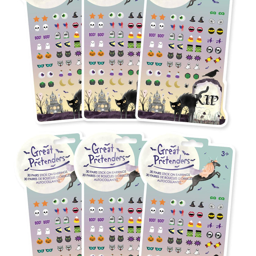 Halloween Sticker Earrings Bundle