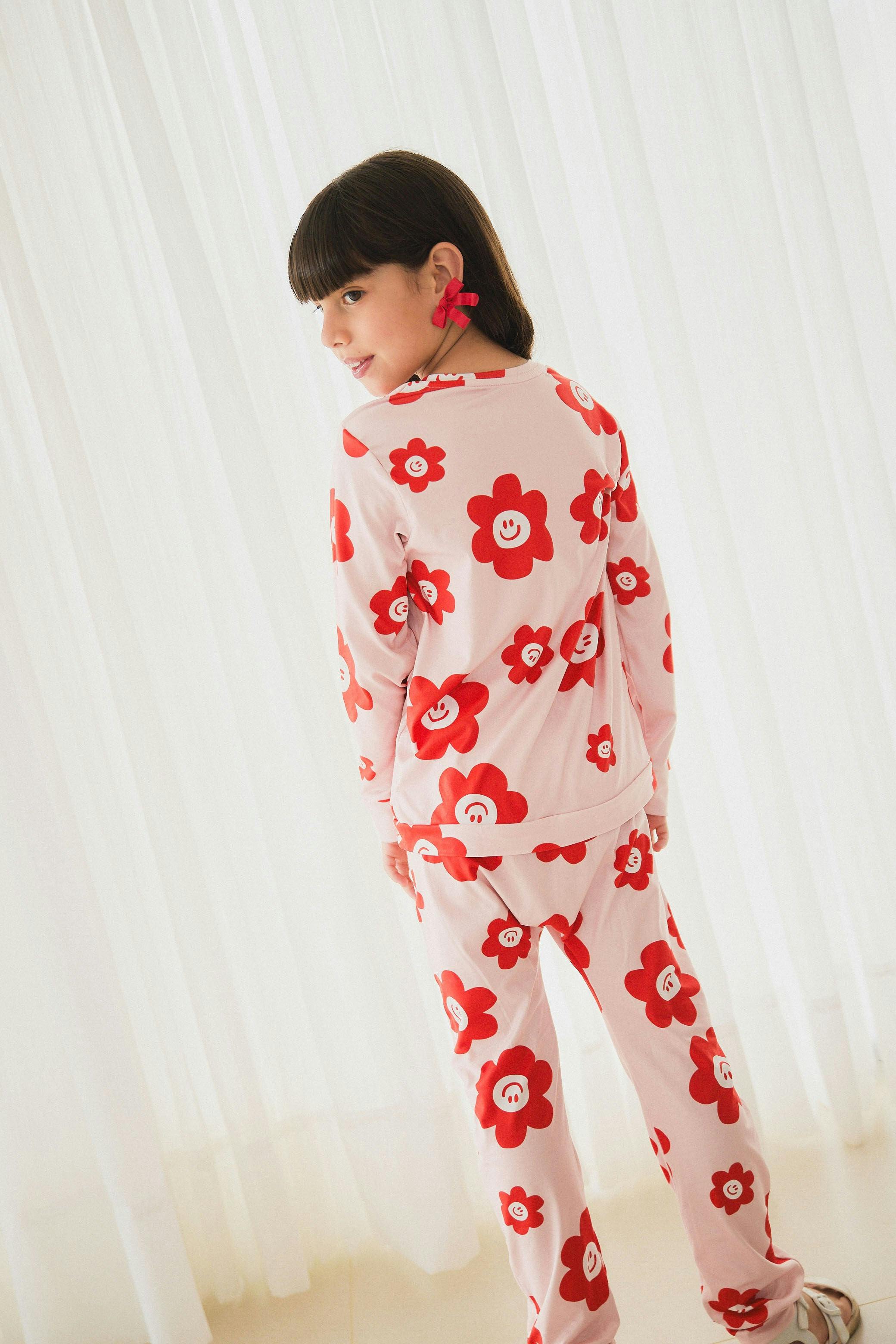 Smiley Flowers Loungewear Set