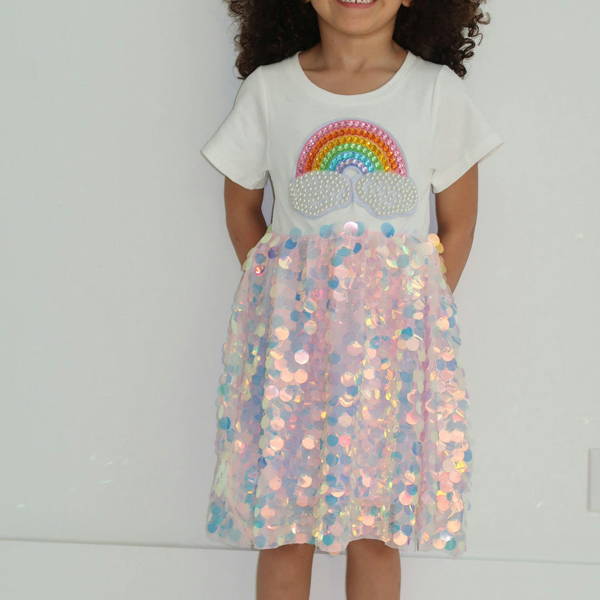 Paillette Rainbow Magic Dress