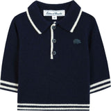 TARTINE ET CHOCOLAT WOOL HEDGEHOG SWEATSHIRT - MARINE