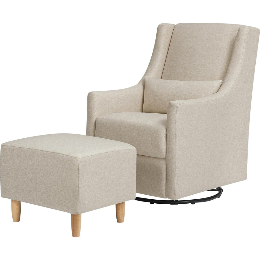 Toco Swivel Glider and Ottoman