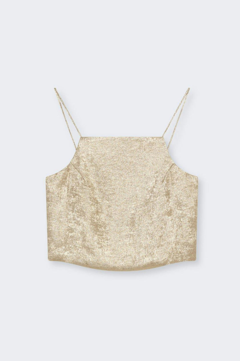 Saffron Woman Top Gold