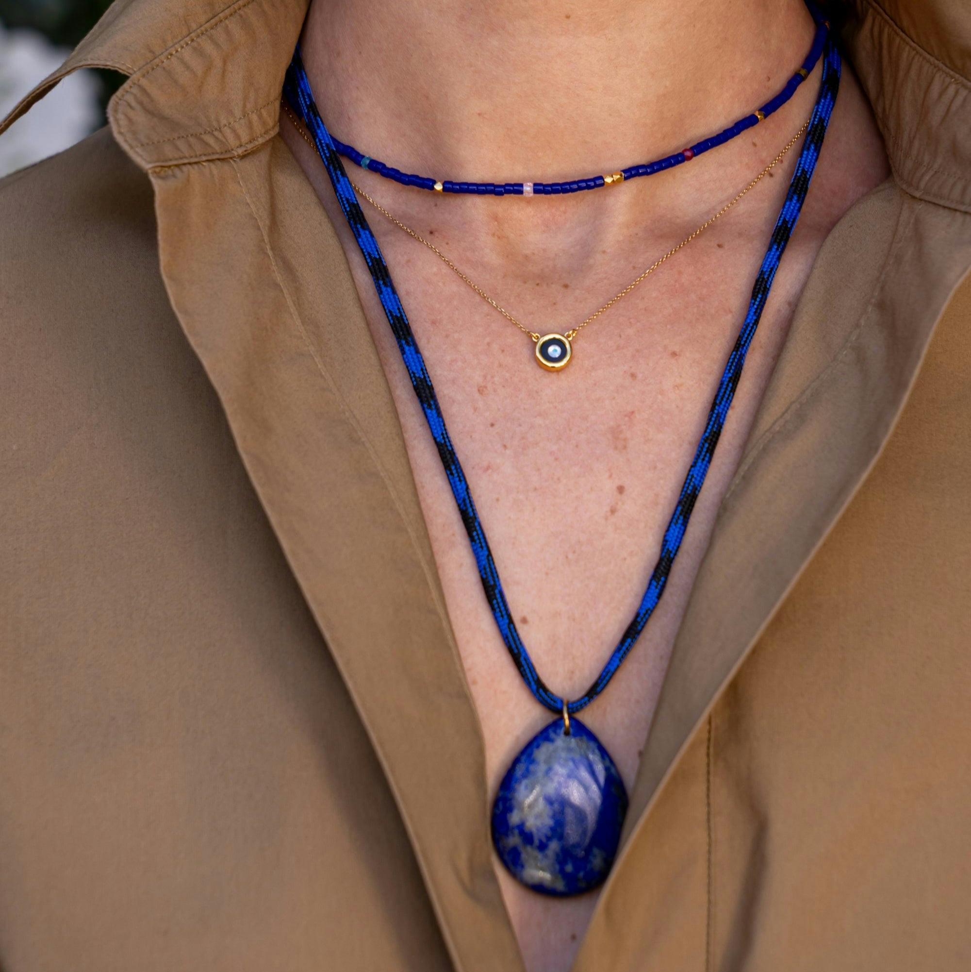 Lola Sodalite Pendant Necklace