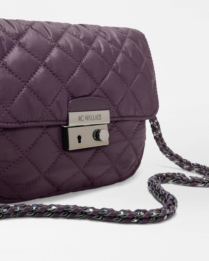 Raisin Small Crosby Lock Crossbody