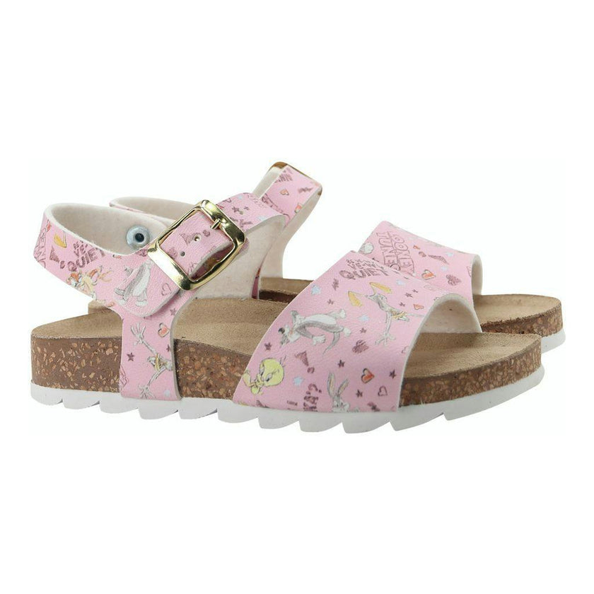 Pink Looney Tunes Sandals