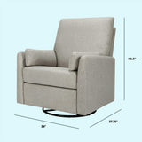 Carter's Ethan Recliner and Swivel Glider | Water Repellent & Stain Resistant fabric