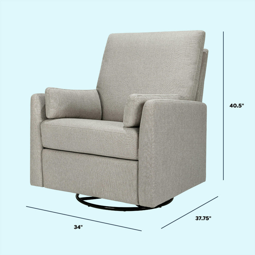 Carter's Ethan Recliner and Swivel Glider | Water Repellent & Stain Resistant fabric