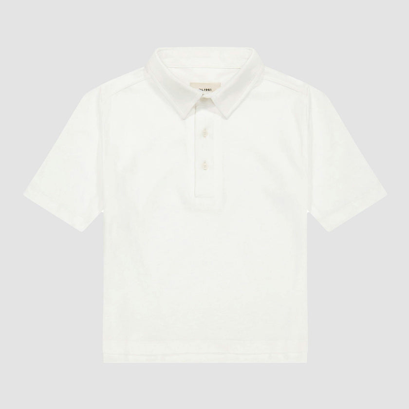 Short Sleeve Polo | White