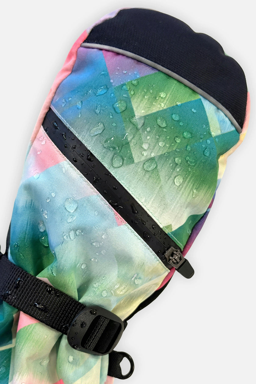 Teknik Winter Mittens Multicolored with Diamond Pattern
