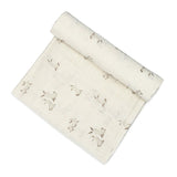 Avery Organic Cotton Muslin Swaddle Blanket (Bunny)