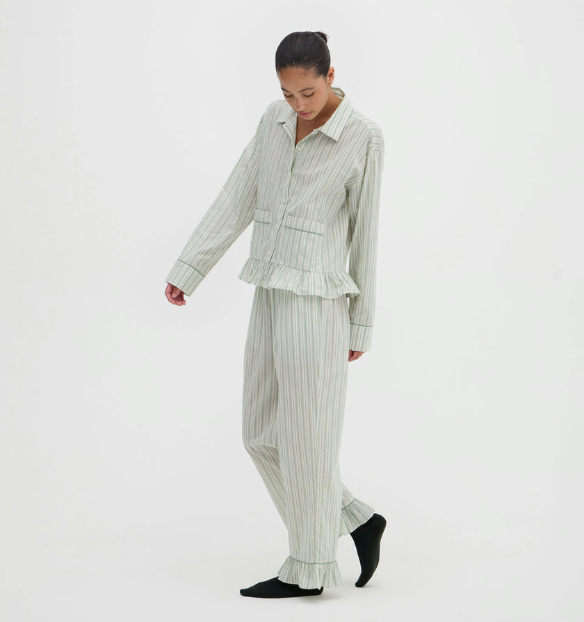 The Marnie Pajama Set - Andrew Stripe