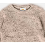Baby Fuzzy Crew Neck Long Sleeve Top
