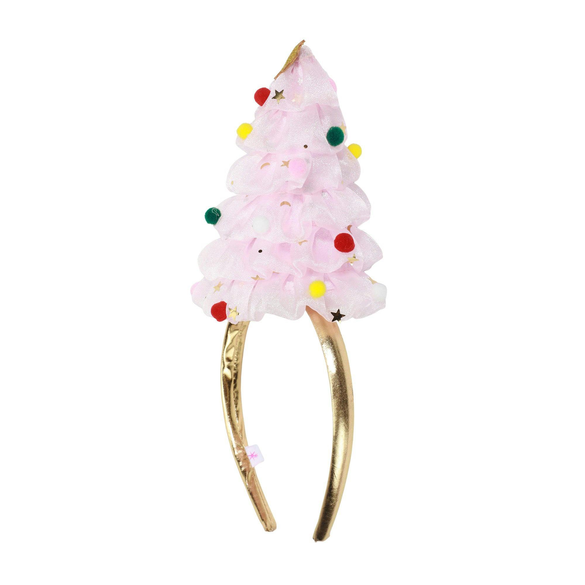 Packed Party Tree Tulle Headband Pink Party