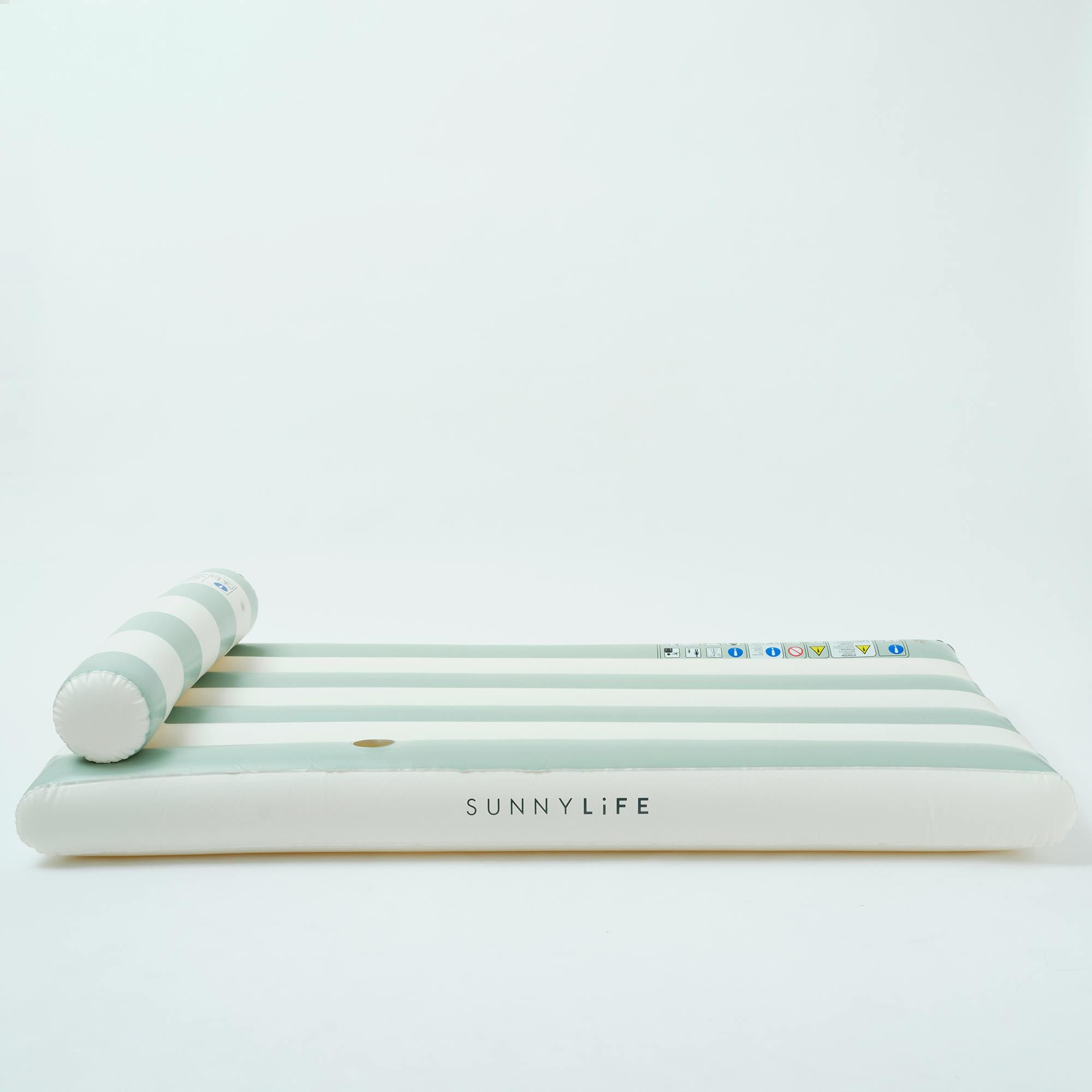 Luxe Lilo: Green Stripe