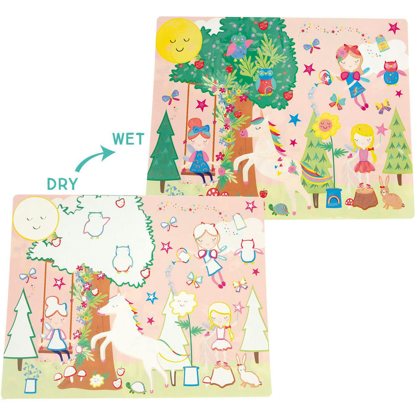 Magic Color Changing Water Placemats - Rainbow Fairy