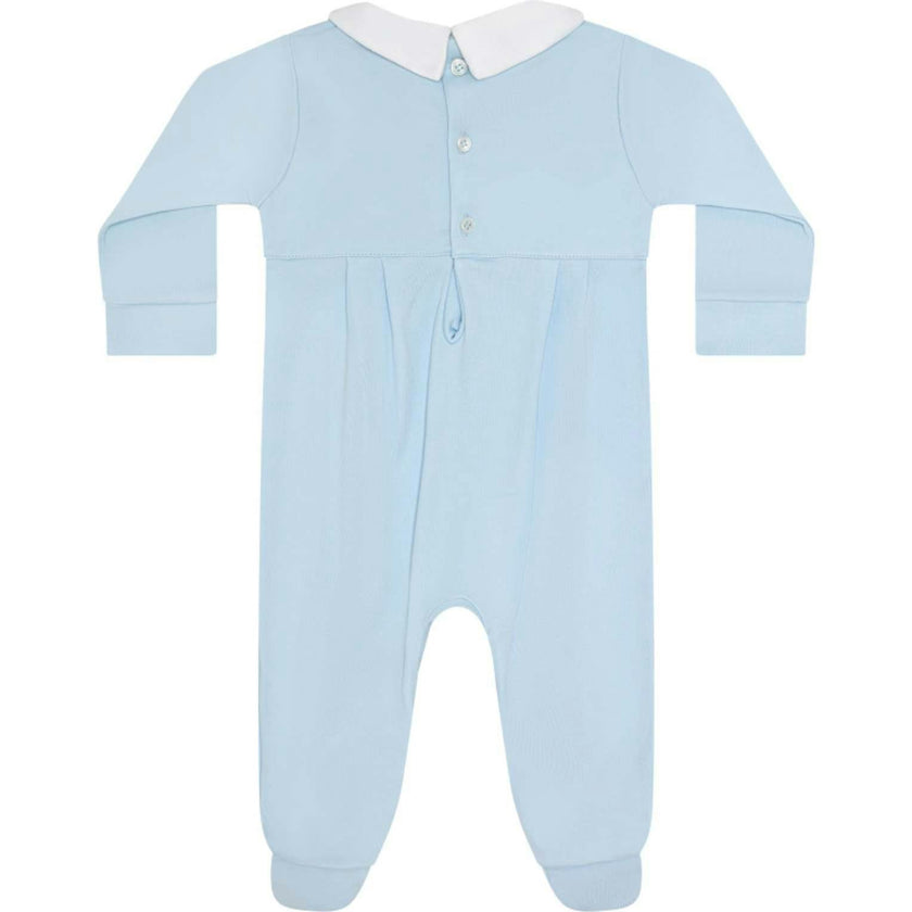 Mini Voyages Embroidery Footie