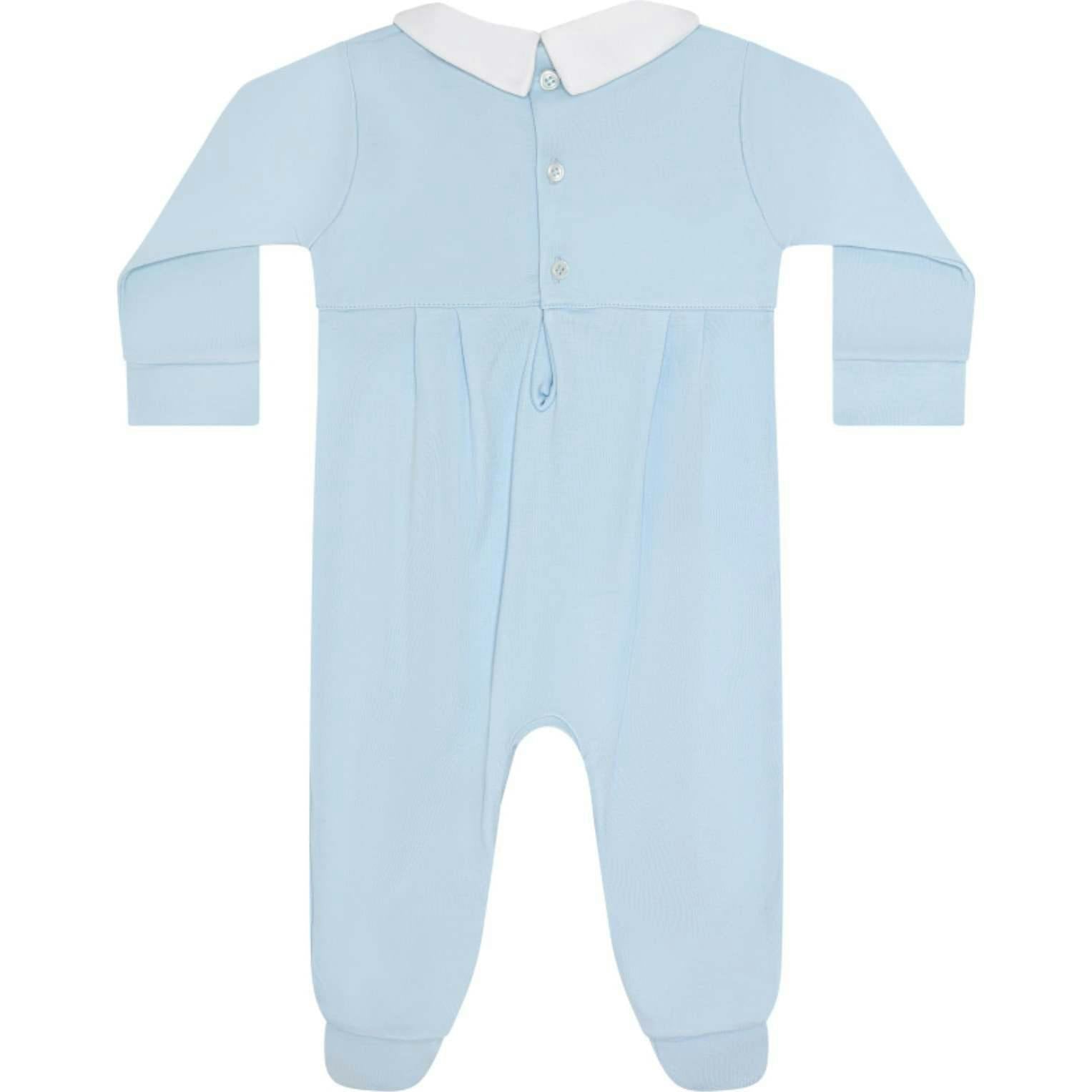 Mini Voyages Embroidery Footie