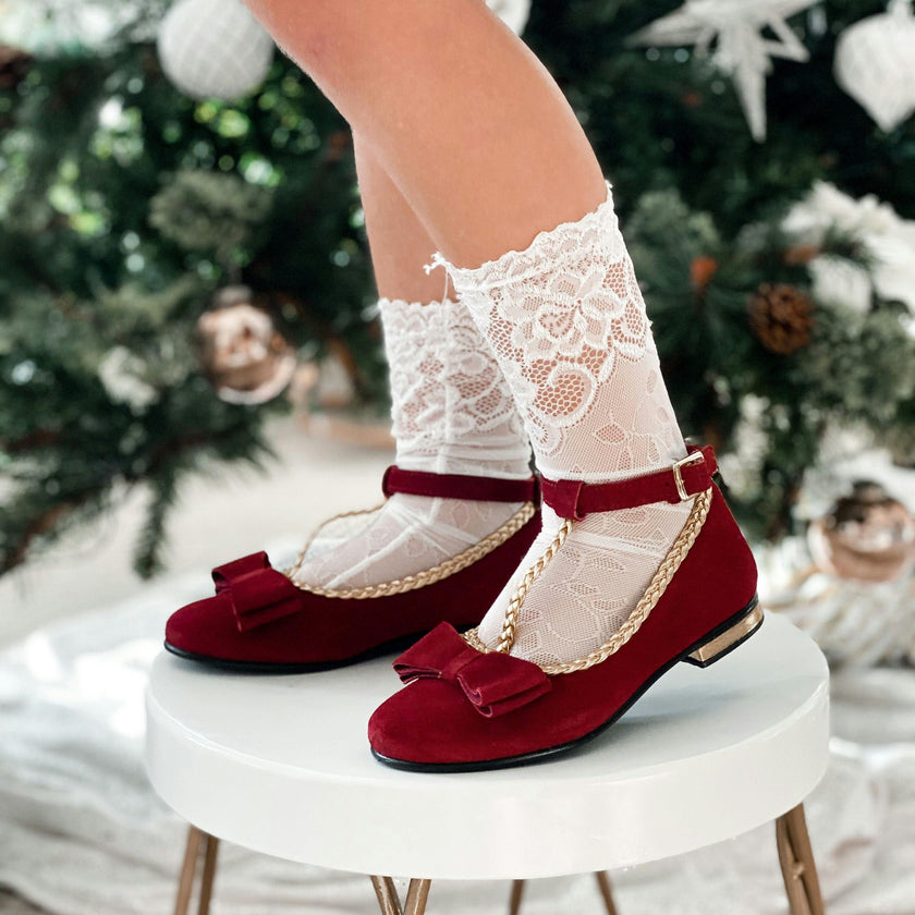 Empress Garnet Mary Janes